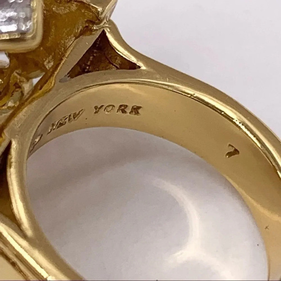 Kate Spade Crystal Kaleidoball Dome Ring 7 - Picture 3 of 4